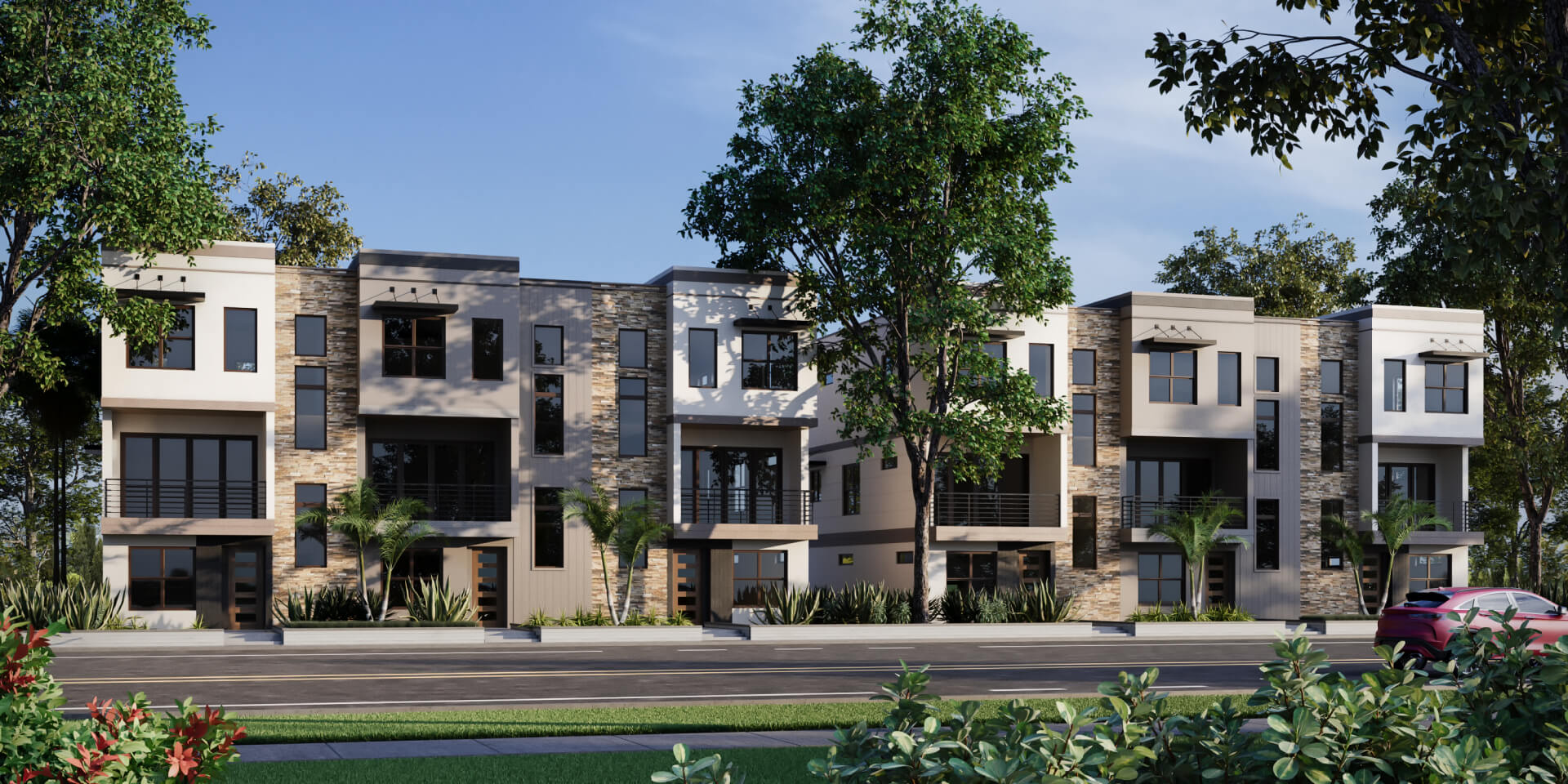 Mixed-use townhome development Strum Place proposed for Central Avenue in west St. Pete